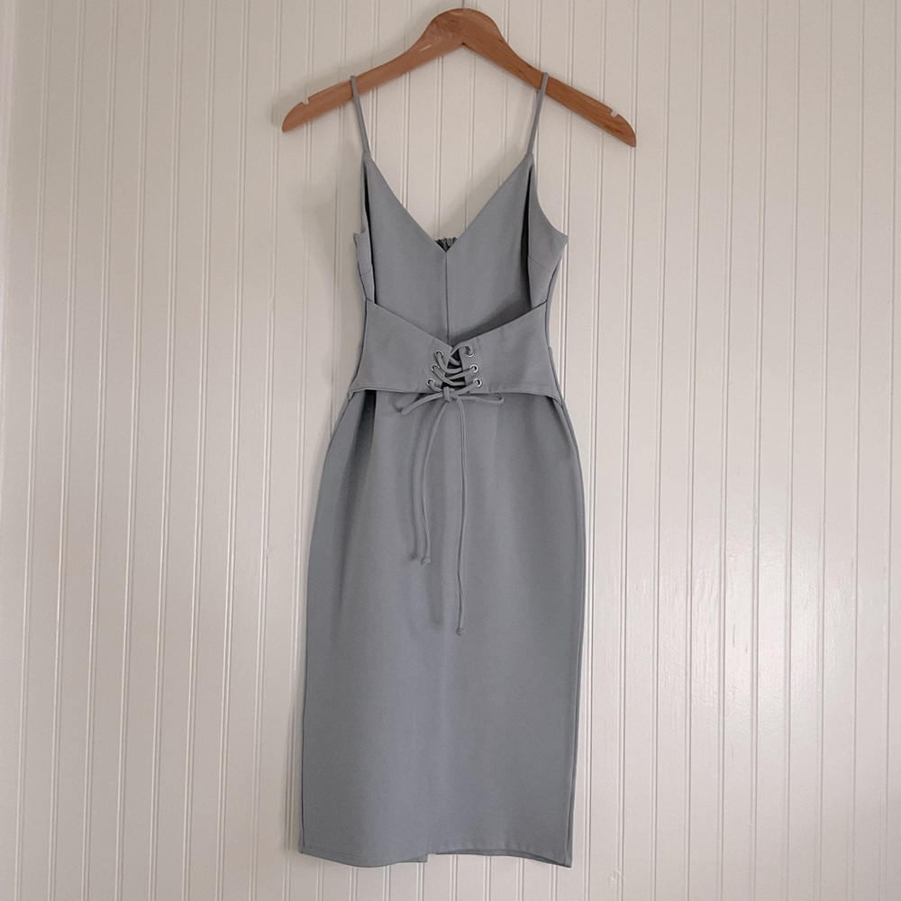 4 Sienna Bodycon Corset Midi Dress
